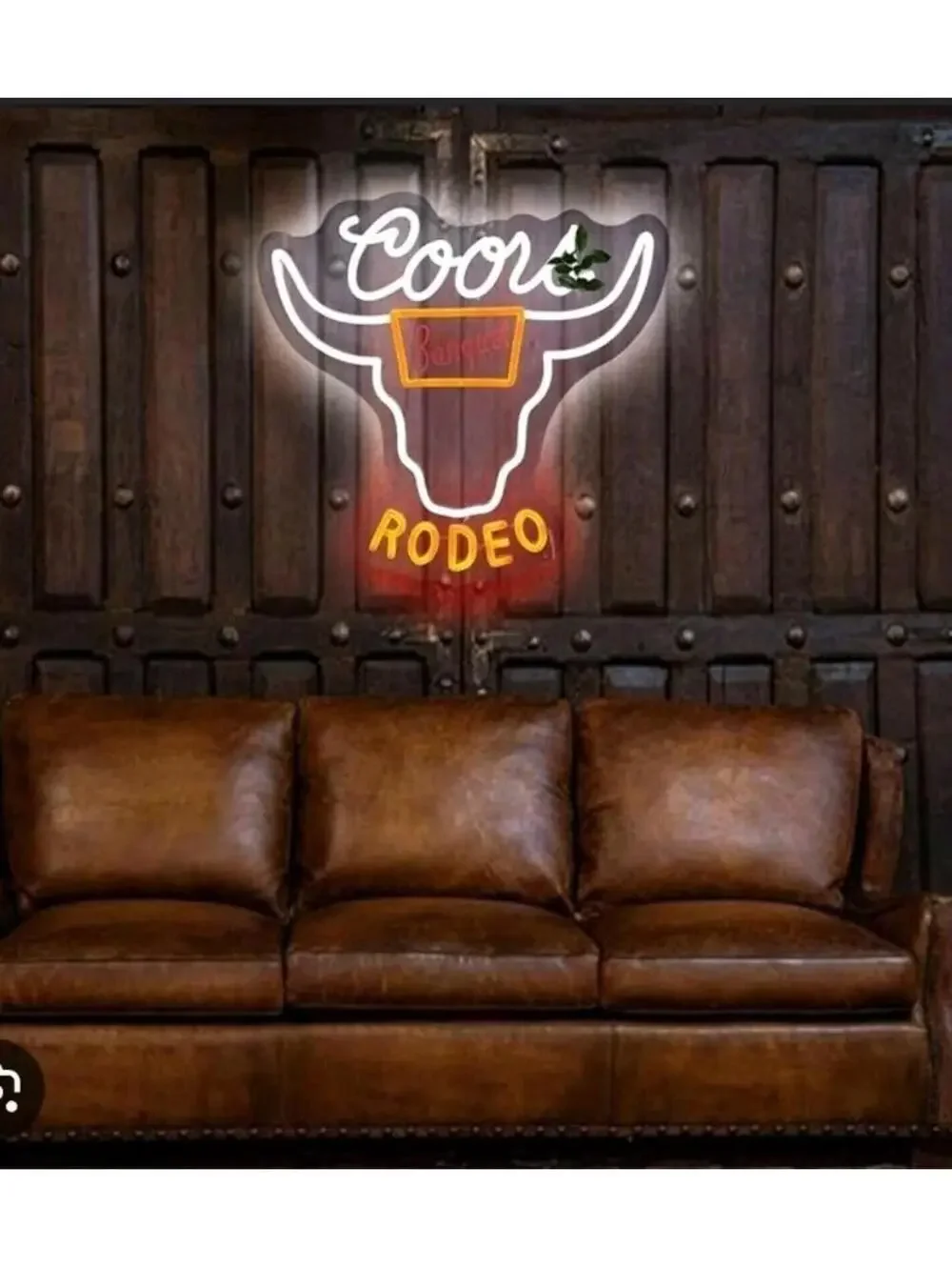 Coors RODEO Neon/LED Sign- for BAR/MANCAVE/BAR USB Cord